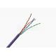 CCA Indoor Unshielded Cat5e Lan Cable 4 Pairs 24AWG 0.5mm CCA For Multi Media