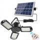 800lm Hanging Solar Light for Shed Garage Cabin Lamp Separated Solar Indoor Lights with Remote Control for Home House