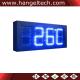 6 Inches Outdoor High Brightness LED Digital Time Temperature Display Clock