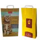 Eco Friendly 5Litres 15Ibs Cat Litter Stand Up Pouches Cat Litter Sand Packing Bag With Handle