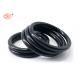Black Heat Resistance IIR O Ring Seals Butyl Rubber Ring For Conveyor Belt