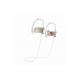 White Waterproof Bluetooth Headphones 10MM Speaker Voice Prompt USB Charging
