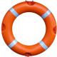 High Density Lifesaver Boat Ring , Orange / Red Color Swimming Pool Buoy