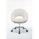 D18.90”white velvet office chair Tomile Comfy Bedroom Desk Chairs