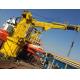 Top Lift Weight 1 ton to 10ton Telescopic boom crane or Knuckle Telescopic Marine crane for sale
