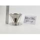 Eco - Friendly Stainless Steel Coffee Dripper Reusable With Separating Stand