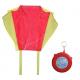 Colorized Small Kite Easy Carrying Single Line Type 2-5bft Swing Range
