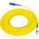 SC FC Carrier Grade Single Core Fiber Optic Pigtail 20M Extension Cable