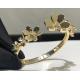 New design for Van Cleef & Arpels bracelet clover 18k gold diamond