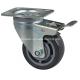 Edl Medium 4 200kg Plate Brake PU Caster within 6424-76 Thickness 4mm