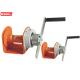 Worm Gear Hand Winch / Hand Lifting Winch Large Capacity 500kg - 3000kg