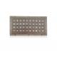 Alphanumeric 40 Buttons Stainless Steel Keypad Dot Matrix Backlit Panel Mount Atm Pin Keypad