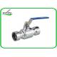 Hygienic Male Or Female Thread Ball Valves Hygienic For Production Pipeline