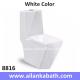 Diamond Shape Bathroom Sanitary Ware Ceramic 250mm Roughing-in Washdown One piece Toilet