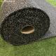 Black Rubber Flooring Roll for Non Toxic Gym Mat at Crossfit Fitness Sport Place