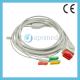 Bionet BM5 One piece 3-lead ECG Cable with leadwires