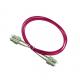 2.0 3.0 SC Network Patch Cord OM4 Multimode Duplex LSZH PVC Sheath