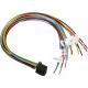 Copper core conductor high definition waterproof cd tail line, navigation tailline automotive wiring harness