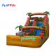 customized commercial kids bounce house parks backyard water slide adults pool inflatable water slide
