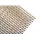 Antique Plated finished Flat Architectural Wire Mesh For Cabinet Decoration