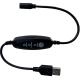 PVC Jacket 5v USB DC Cable Female Power Cable 5.5x2.1mm with switch