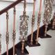 1000mm Height Transparent Acrylic Stair Railing Luxury Aluminium Handrails For Stairs