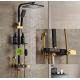 Black Golden Copper 314SUS Intelligent Shower Faucet With Button