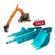 Patented 6-12M Sliding Boom , Q355B Q690D Excavator Sliding Arm For Cat312 Pc240 Zx350