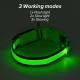 Lightweight LED Dog Collar USB Rechargeable , High Visible LED Pet Dog Collar