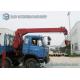 Telescopic Boom Crane Mounted Truck 6.3 Ton / 8 Ton With 360 Slewing Angle