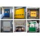 Heavy Duty Steel Structure Rapid Roller Zipper Doors with Thermal Insulation Automatic PVC Fabric Flexible High Speed