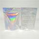 PE OPP Holographic Stand Up Pouch Reusable Zip Lock Aluminum Foil Bag ODM