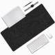 Gaming Mouse Pad with Natural Rubber Base and Fabric Material Minimalist Line Design