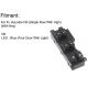 LED Car Window Switch Replacement Front Left With Key Hyundai I30 93570-2L000
