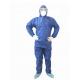 Dust Proof Disposable Isolation Gowns Disposable Coverall With Zipper Front