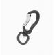 4KN Aluminum carabinier 7075 Quick Release Round Swivel Eye Carabiner Aluminum Snap Hook