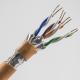 PVC Unshielded Copper Clad Aluminum Cat6 Cable 23AWG Fluke Test