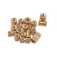 Custom High Precision Cnc 3 X 6 Knurled Thumb Nuts Brass Plastic