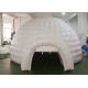 White Inflatable Igloo Tent Outside Diameter 4.8 Meter CE Certificated