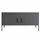 High Leg Double Door half height TV Stand Storage Cabinet for home use