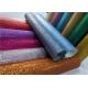 Decoration 50meters One Roll PU Glitter Fabric Synthetic Leather Material With 54 Width
