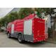 Howo 90km/H Water Tanker Fire Truck with Flat Top Four-Door Lengthen Cab