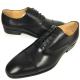 Black Mens Leather Dress Shoes / Men Business Casual Shoes Lace Up Closure Type