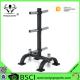 Powder Coated Surface Gym Weight Tree , Gym Equipment Rack For Weight Plate