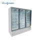 LED Lighting Glass Door Freezer 1260L Thermal Gasification Frost Front Fridge