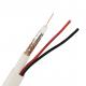 RG59 Coaxial Cable And Wire Power PVC Insulation RG59 CCTV Cable With Braided Sheild