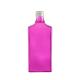 Super Flint Glass Whisky Rum Spirits Bottle Hot Stamping Spray Color Custom Handle Shape