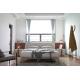 Italian Design Modern Luxury Designer Furniture Cream White Leather Bed