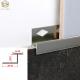 OEM Extruded Aluminum Profiles Transition Trim For Door Ceramic Wall Panel