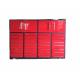 Mechanic Tool Box Set with Drawers and Iron Shelf in Cold Rolled Steel Cabinet